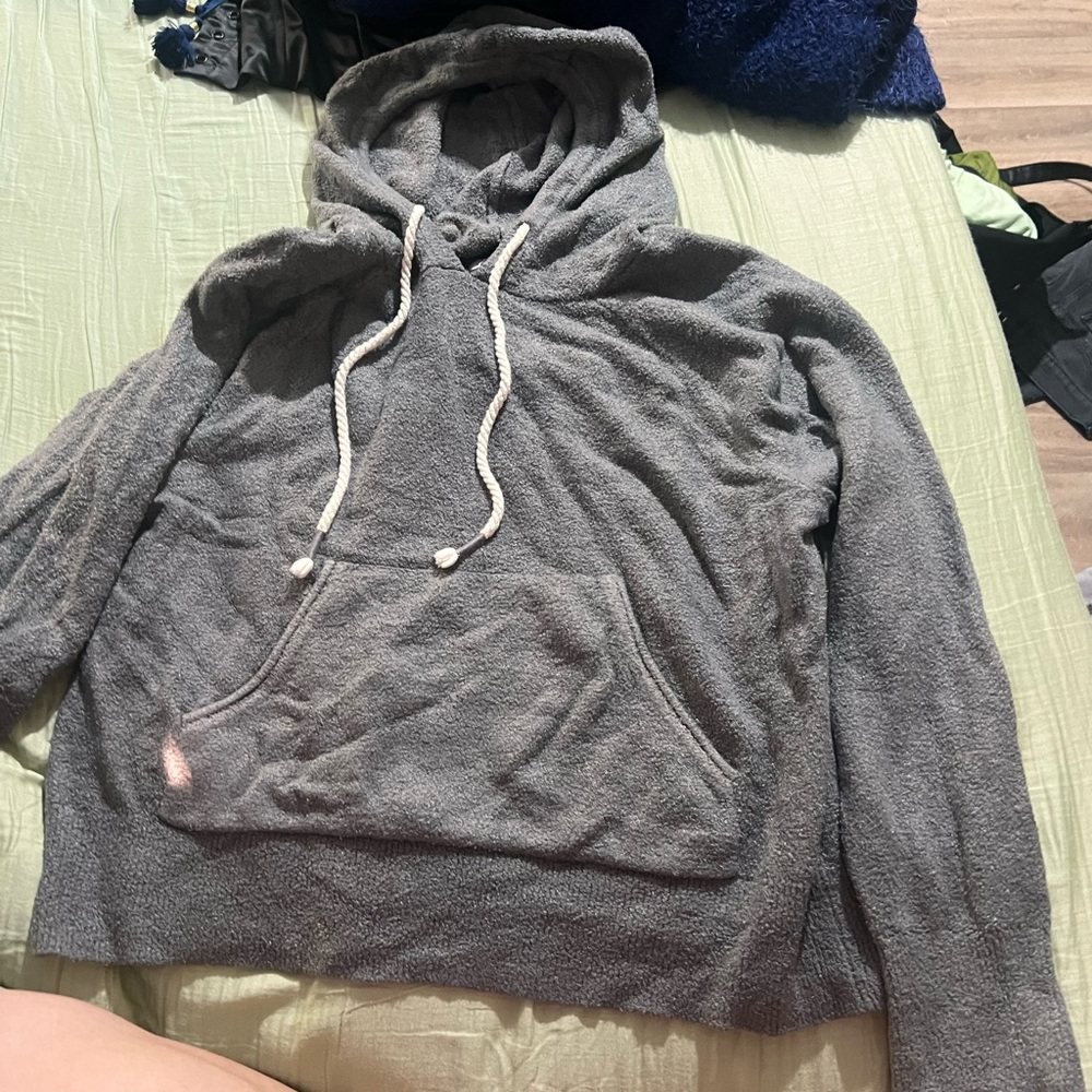 Size m young fabulous and broke cropped hoodie